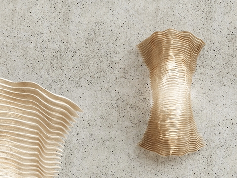  现代创意壁灯3d模型下载 艺术装饰灯具 室内设计墙面装饰灯饰 