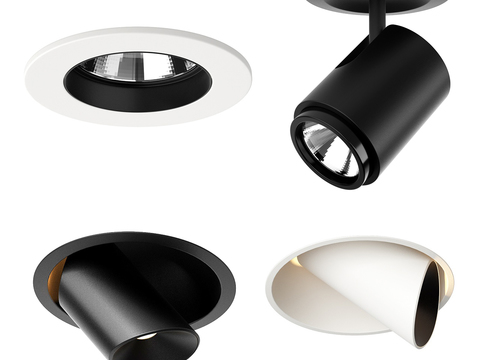 射灯精选3d模型合辑