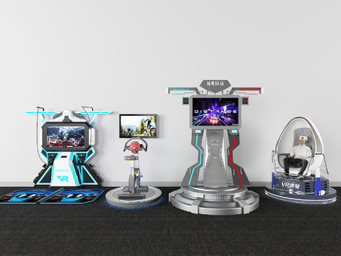  VR游戏设备 VR座椅 模拟体验机3d模型 