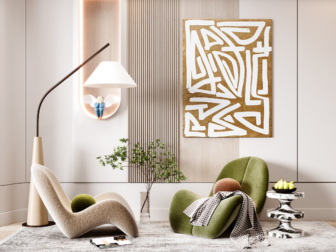 惬意的午后 休闲躺椅模型合辑