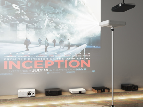  投影仪 投影机3d模型 