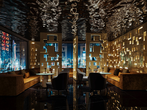  酒吧 清吧3d模型 