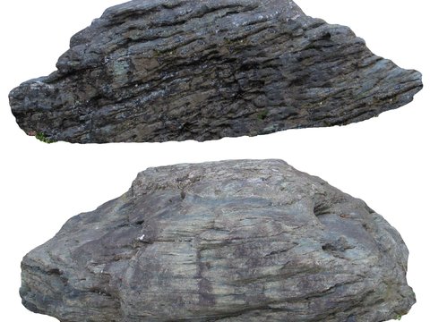  庭石 景观石 岩石psd 