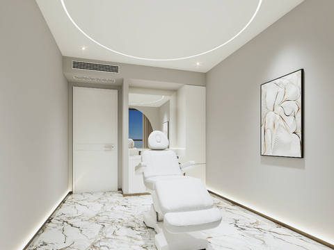  皮肤科治疗室 整形医院 牙科治疗室3d模型 