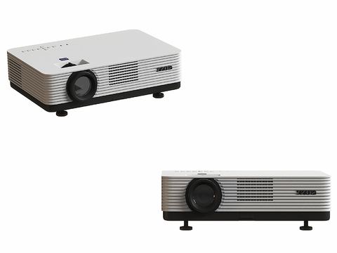  投影仪 投屏 投影设备3d模型 