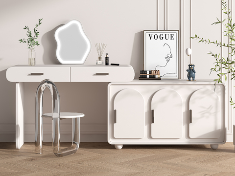 现代梳妆台3d模型