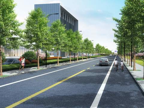  城市道路 公路psd 