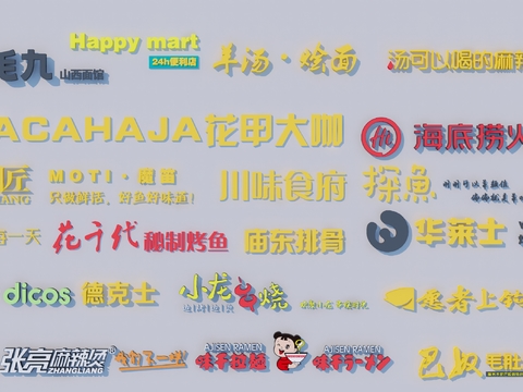  商业招牌 logo标志 商标3d模型 