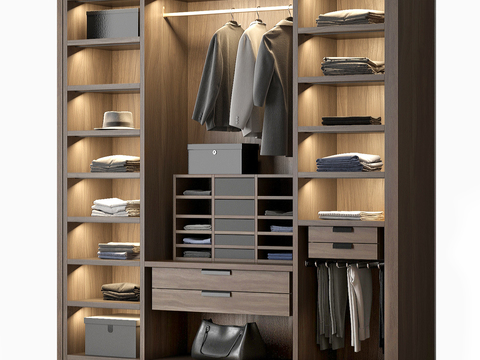  Poliform 现代衣柜3d模型 