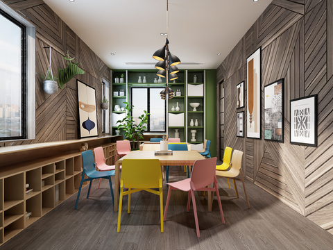  北欧手工教室3d模型 