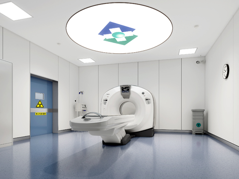  医院CT室 检测室3d模型 