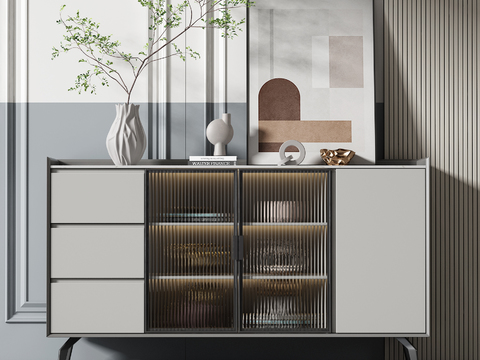 餐边柜精选3d模型合辑