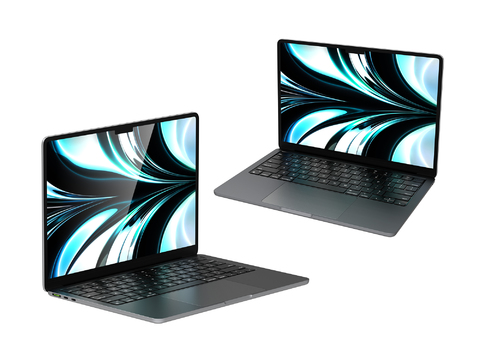  MacBook Air 2022苹果笔记本3d模型 