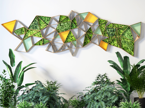  现代绿植室内园艺小品3d模型 