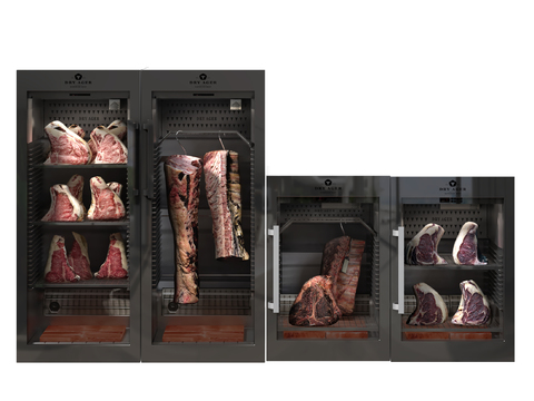  鲜肉冰柜 保鲜柜 冷藏柜3d模型 