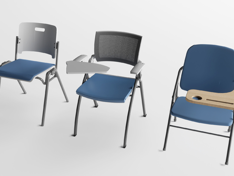  会议椅 培训椅3d模型 