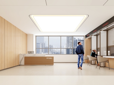  医院 体检中心3d模型 