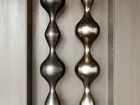  抽象雕塑 立柱摆件3d模型 