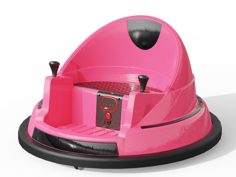  游乐设施 碰碰车3d模型 