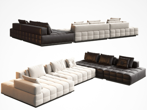  Poliform 转角沙发 模块沙发3d模型 