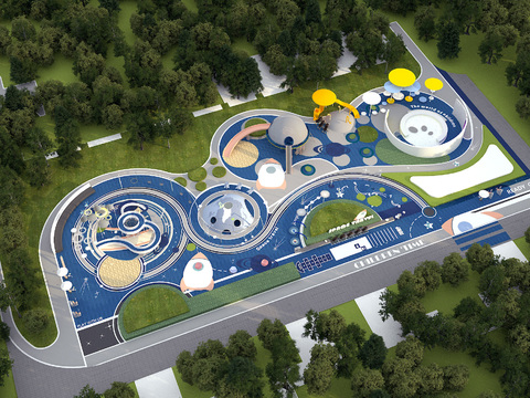  儿童乐园 星空乐园3d模型 