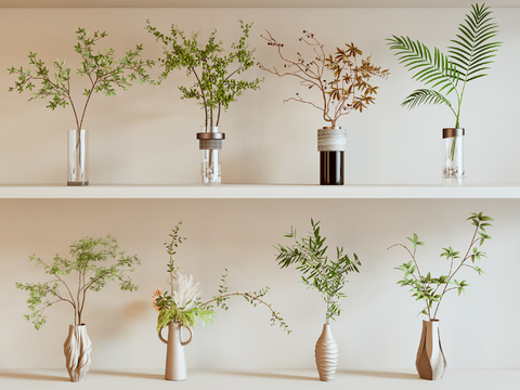  水生植物 水培绿植3d模型 