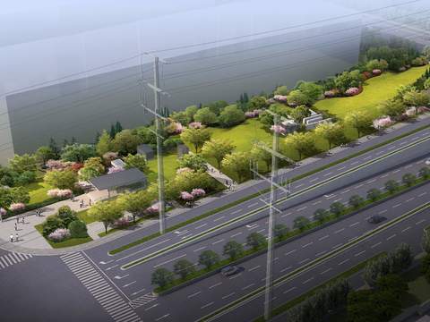  城市道路 公路psd 