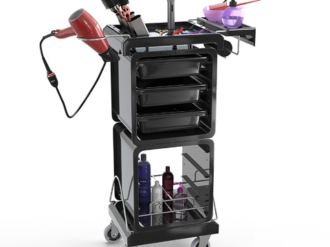  理发器材 理发工具3d模型 