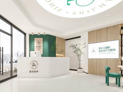  现代音乐培训中心3d模型 