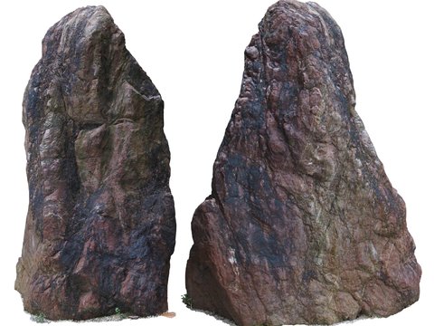  庭石 景观石 岩石psd 