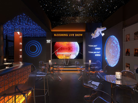  音乐酒吧 清吧3d模型 