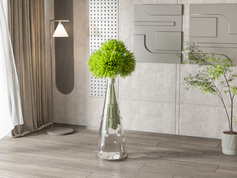  水生植物 水培绿植3d模型 