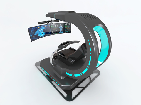  VR游戏机 座椅3d模型 
