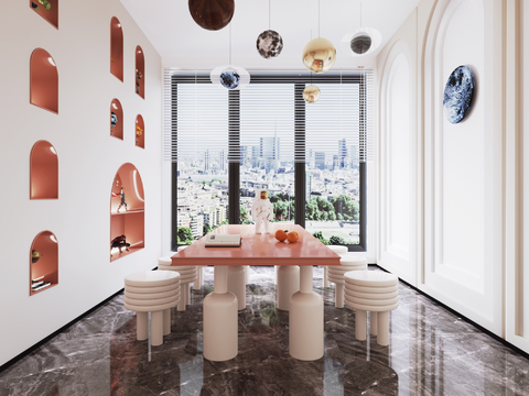  现代儿童娱乐区3d模型 