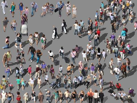  现代都市人物psd 