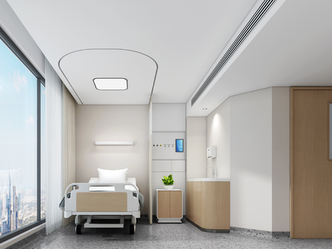  医院病房3d模型 