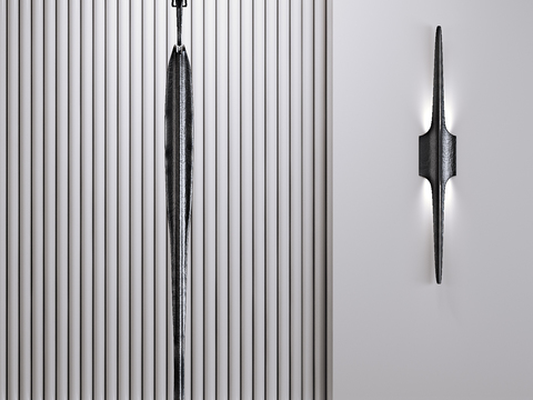  现代艺术抽象雕塑3d模型 