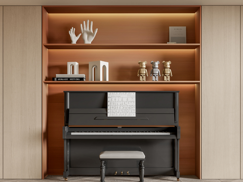  钢琴3d模型 