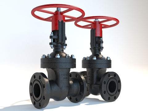  阀门 水暖件 水阀3d模型 