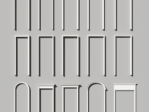 门框 门洞3d模型