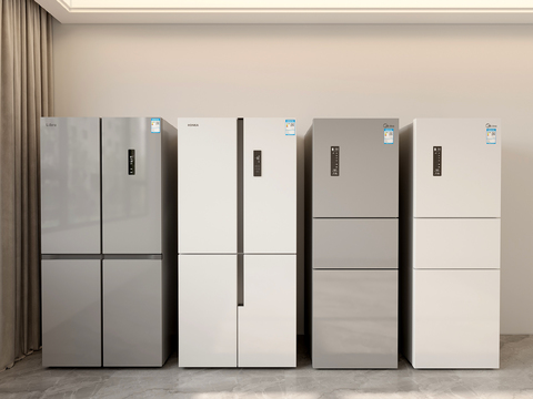  冰箱 冰柜3d模型 