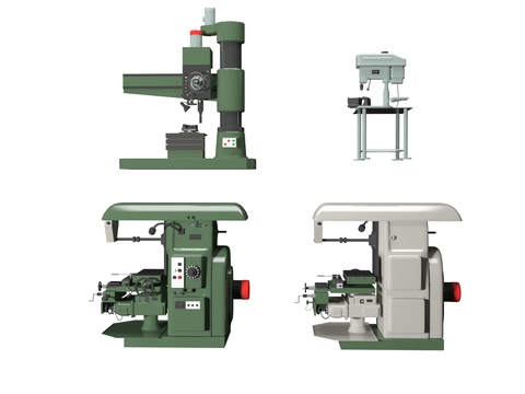  工厂机器3d模型 
