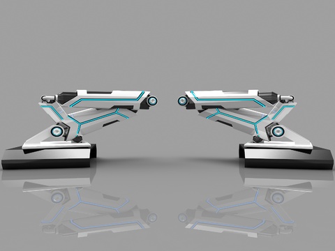  智能机器手臂3d模型 