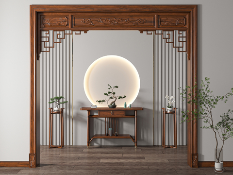 端景条案精选3d模型合辑