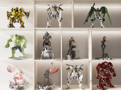  手办 潮玩摆件3d模型 