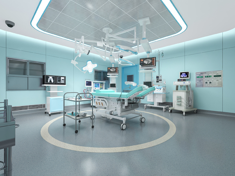  医院产房3d模型 