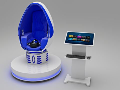  VR蛋椅设备3d模型 