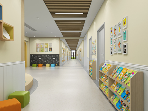  幼儿园 托儿所3d模型 