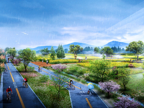  菜园田地鸟瞰psd 