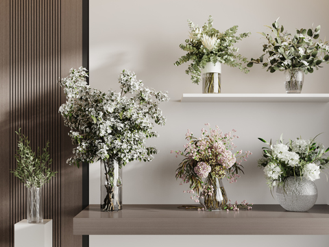  水生植物 水培植物3d模型 